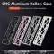 H68 Hollow Alu-alloy Case for Mechanical Keyboard with Ribbon Slot for Madlions mad68 / 68he